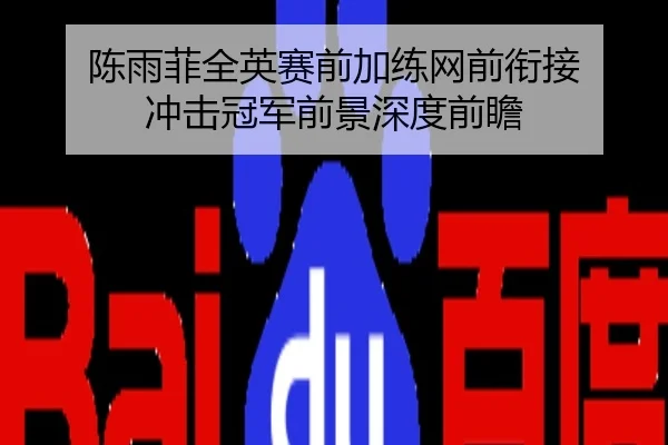 陈雨菲全英赛前加练网前衔接 冲击冠军前景深度前瞻